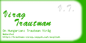 virag trautman business card