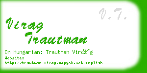 virag trautman business card